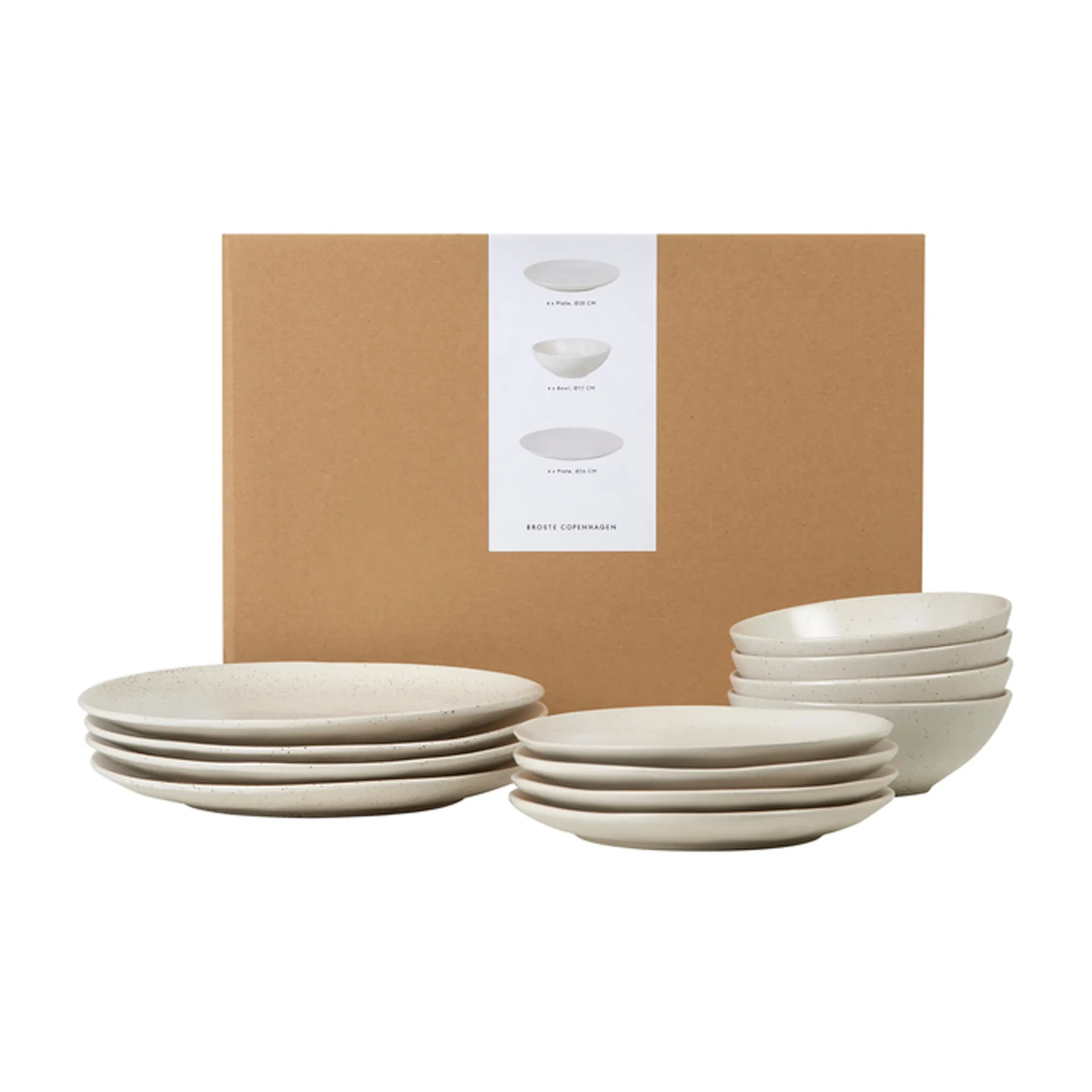 Nordic Vanilla servisset, 12 delar Broste Copenhagen