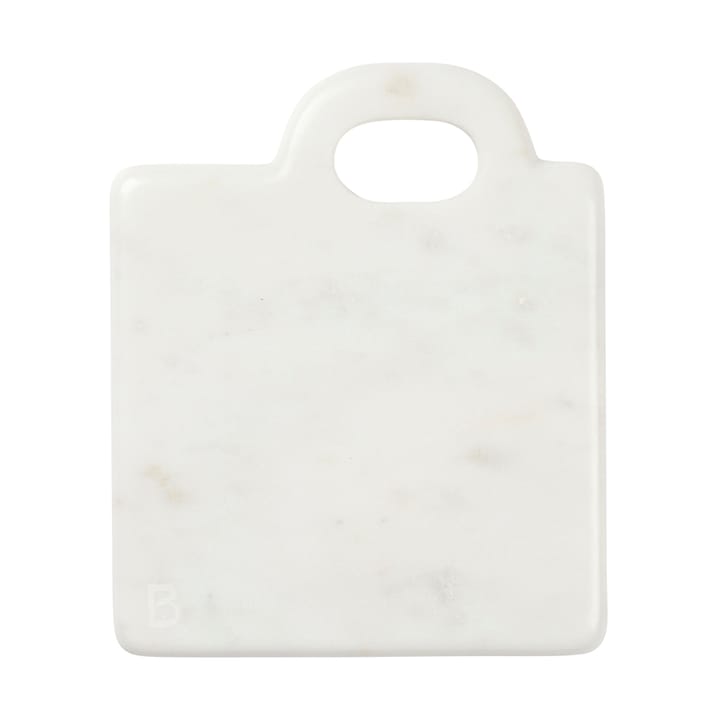 Olina skärbräda 14x17 cm - White marble - Broste Copenhagen