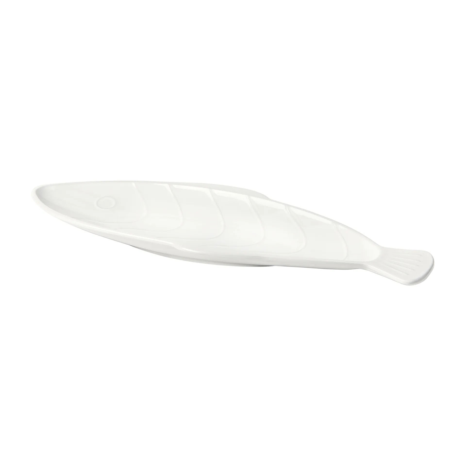 Pesce fat 17,6x41,4 cm, Transparent white Broste Copenhagen
