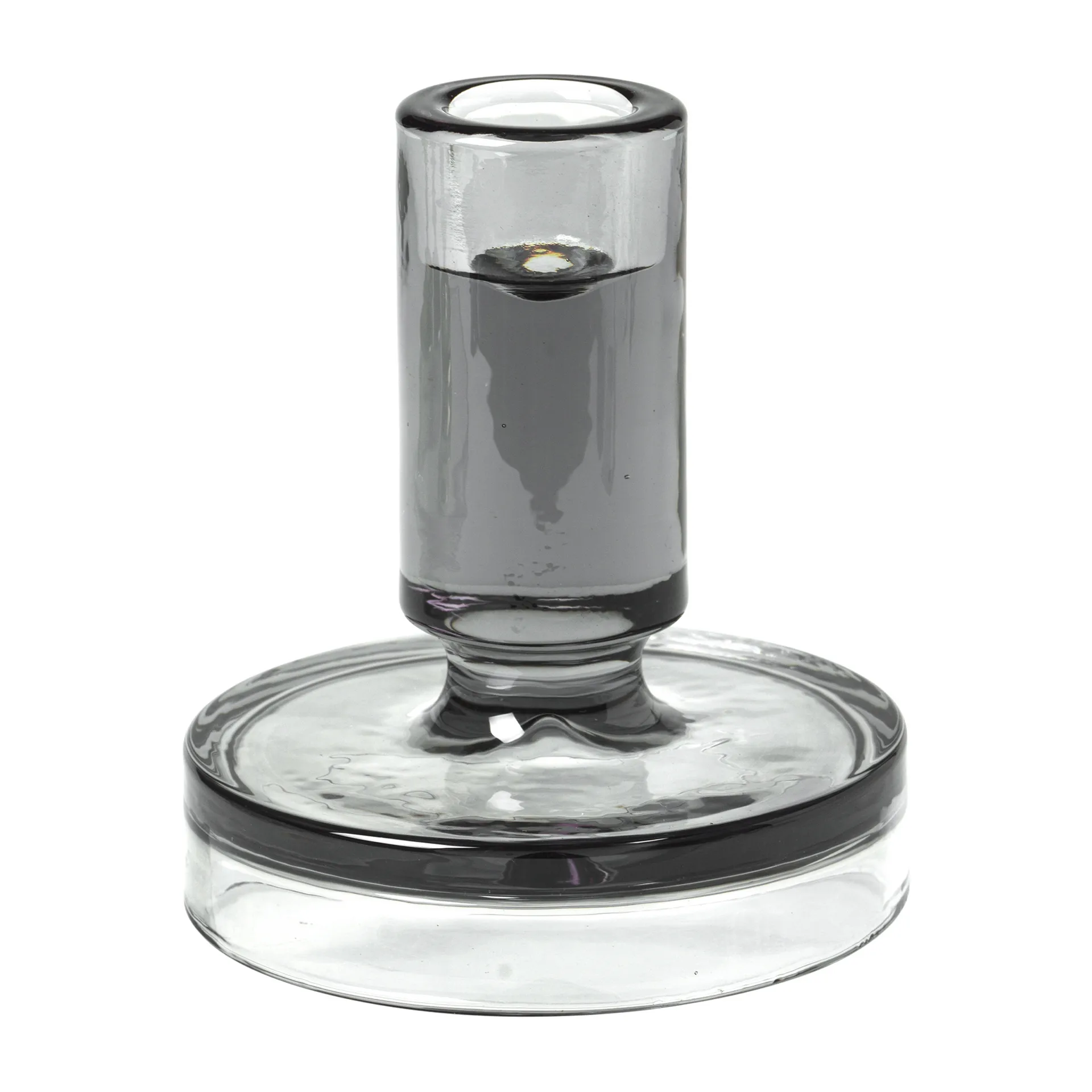 Petra ljusstake smoked pearl dark grey, 11 cm Broste Copenhagen