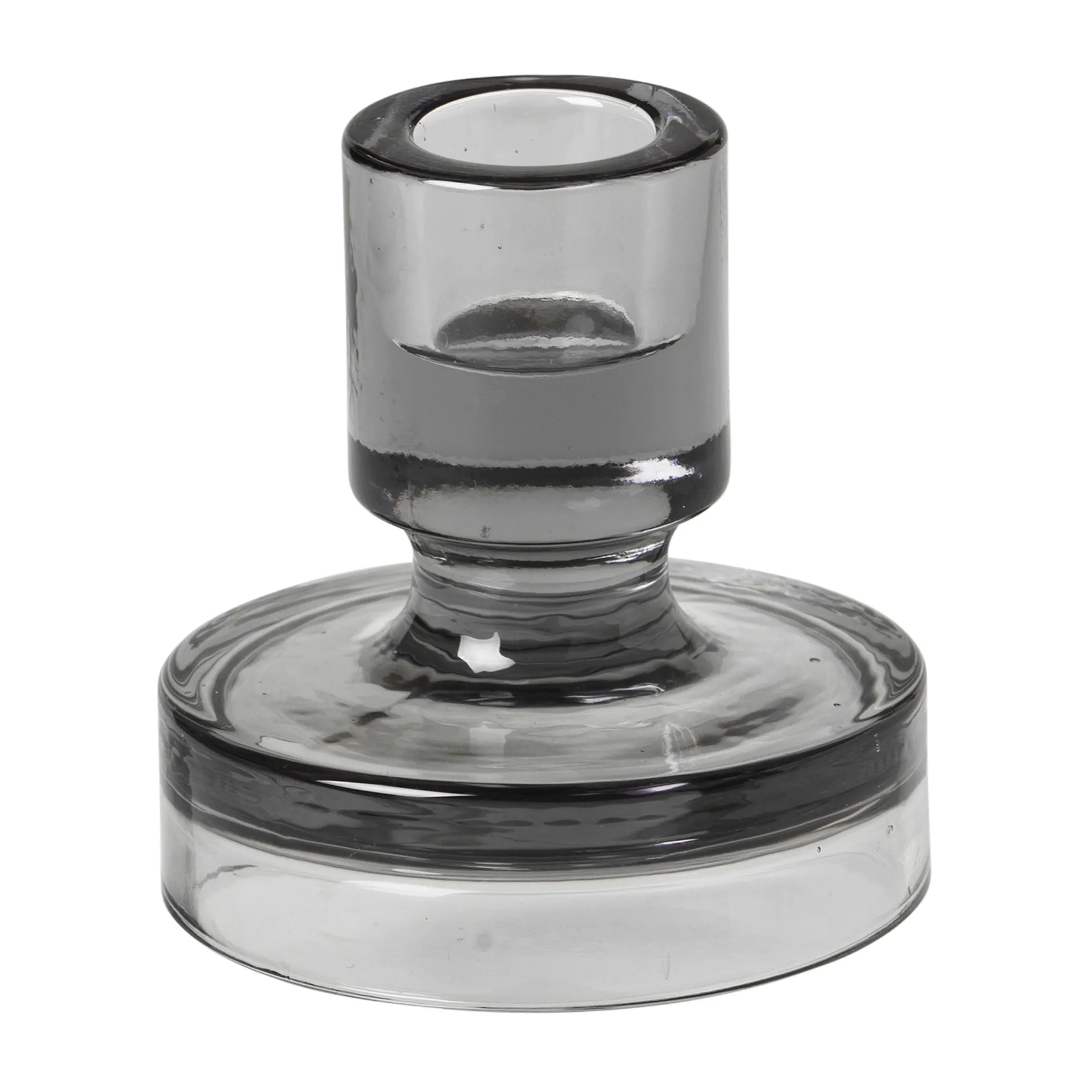 Petra ljusstake smoked pearl dark grey, 8 cm Broste Copenhagen