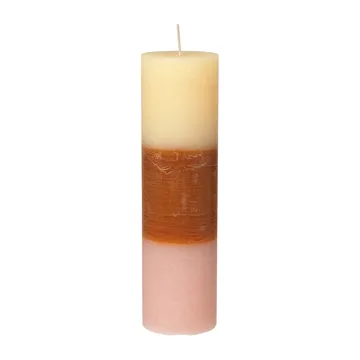 Rainbow blockljus 25 cm - Tequila sunrise - Broste Copenhagen