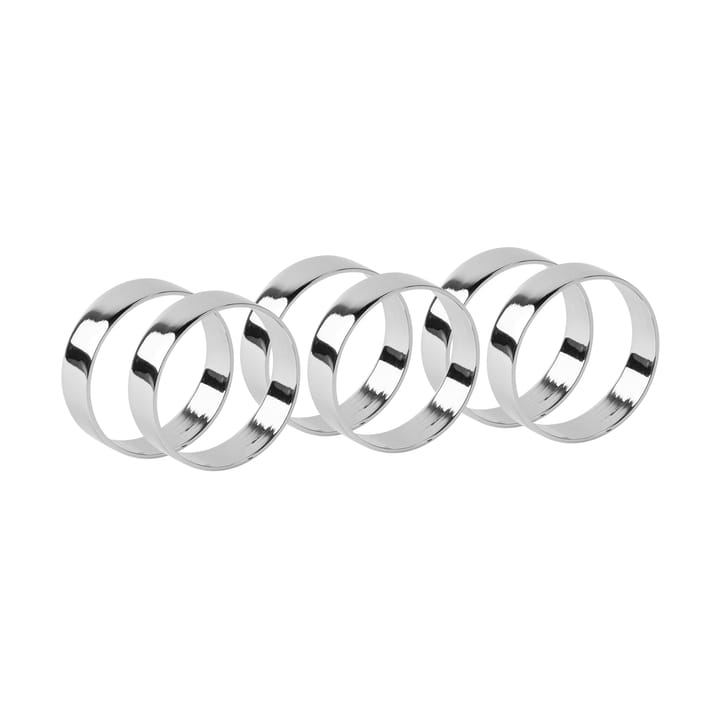 Ring servettring 6-pack, Silver finish Broste Copenhagen