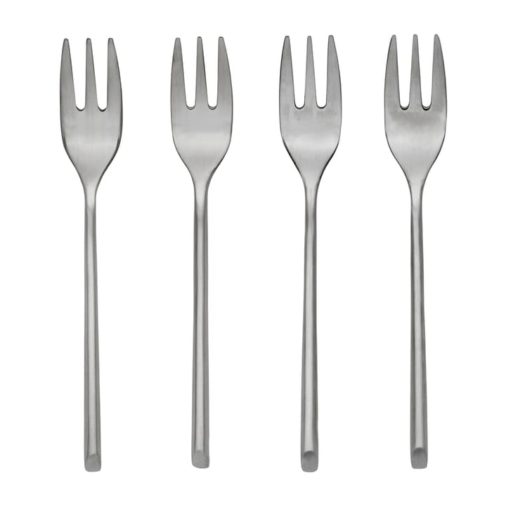 Sletten tårtgaffel 4-pack - Full satin forged - Broste Copenhagen