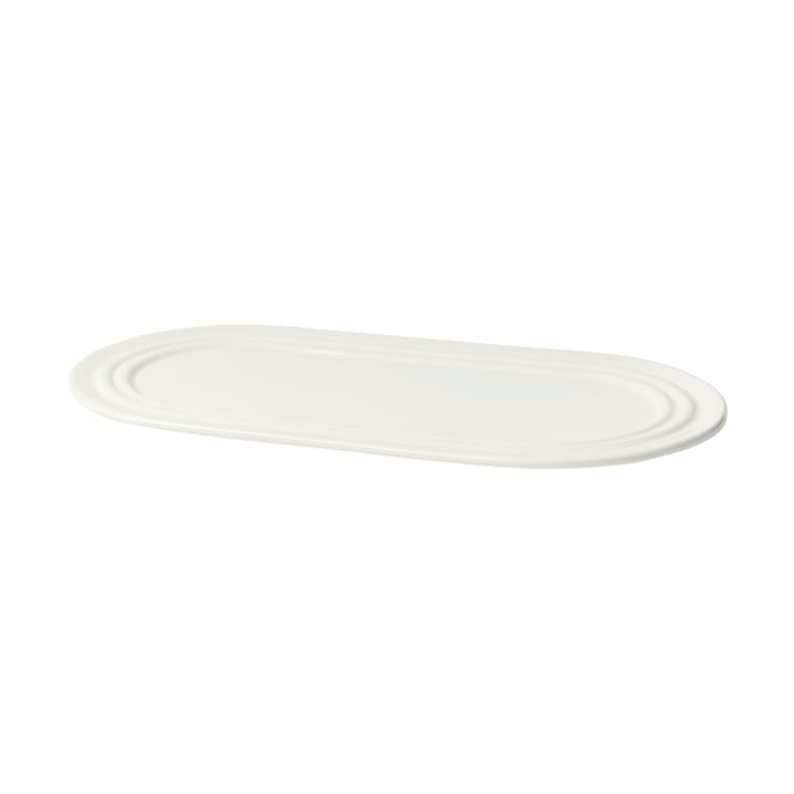 Stevns tallrik oval 27,5 cm, Chalk white Broste Copenhagen