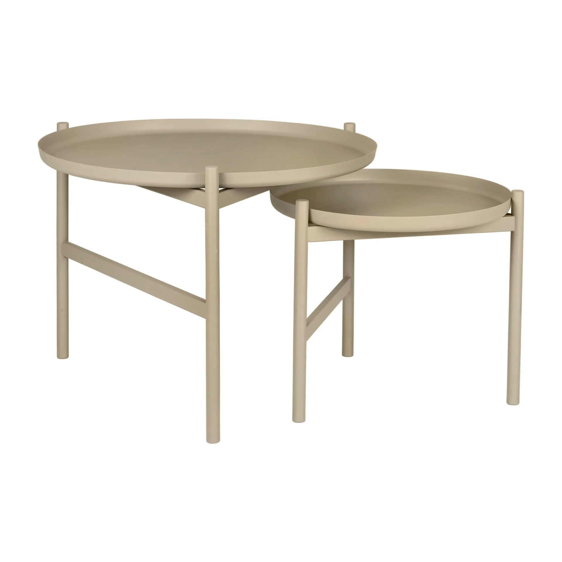 Turner table sidobord Ø70 cm, Grey Broste Copenhagen