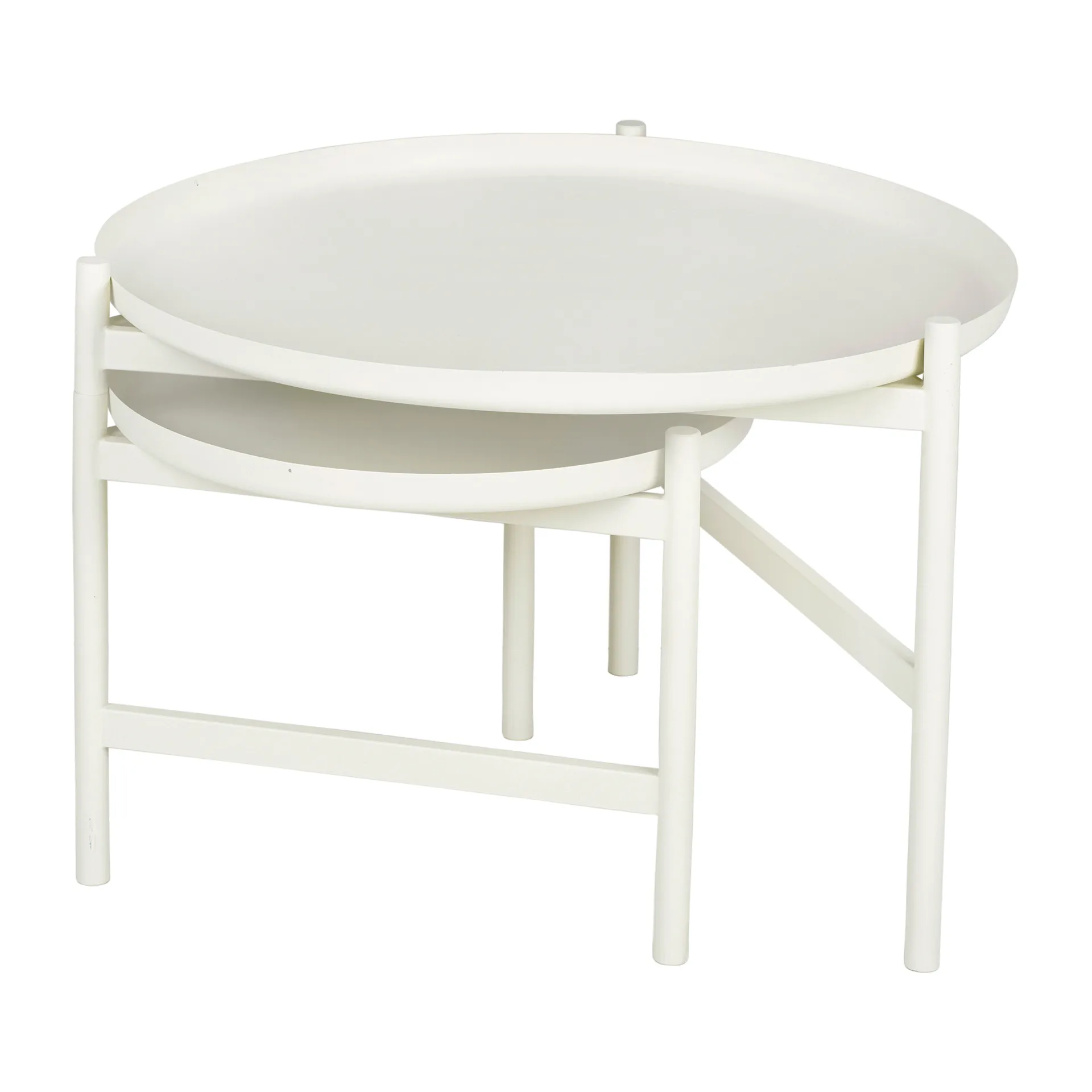 Turner table sidobord Ø70 cm, White Broste Copenhagen