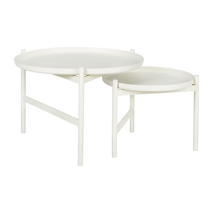 Turner table sidobord Ø70 cm, White Broste Copenhagen