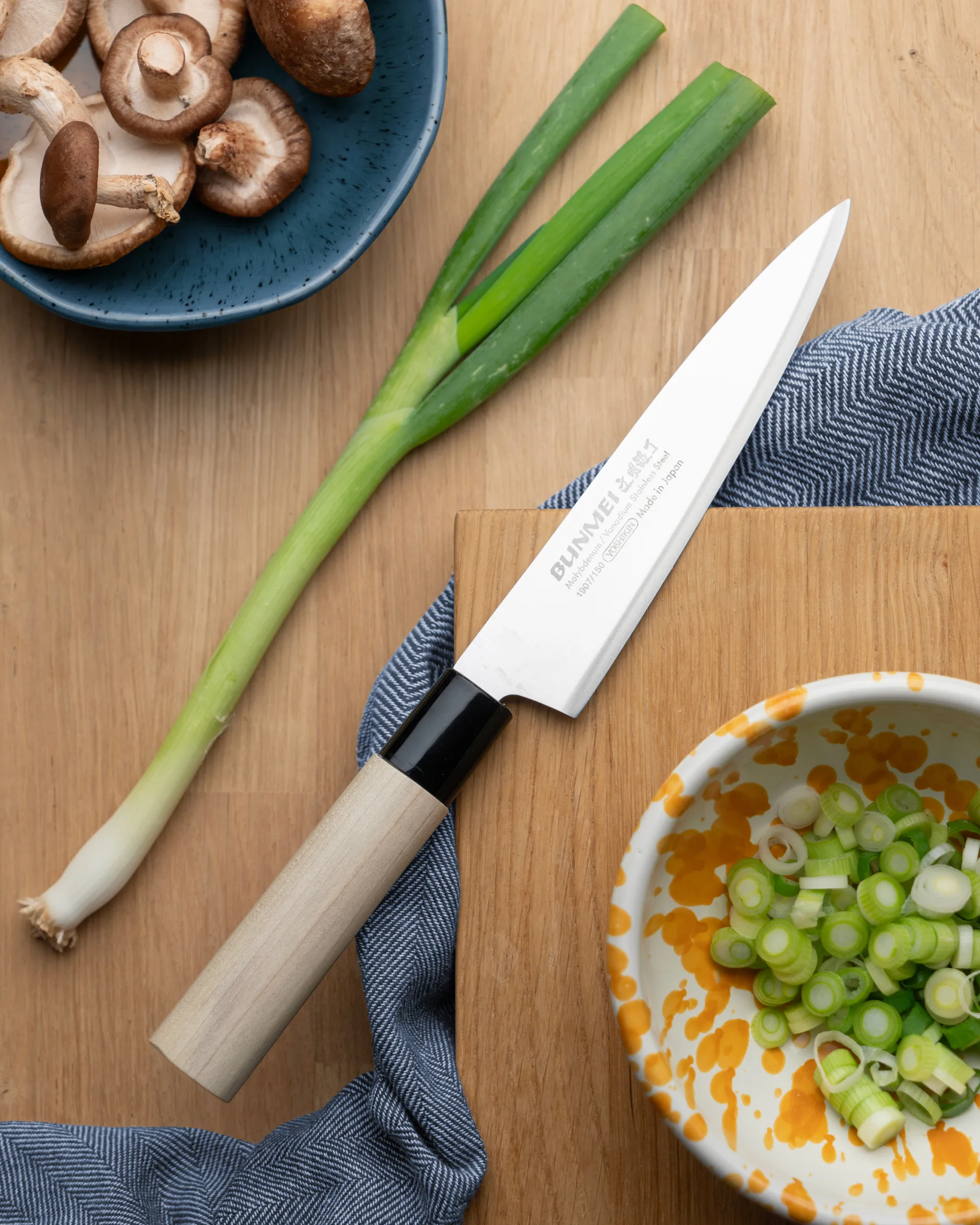 Bunmei allkniv 15 cm, Rostfritt stål Bunmei