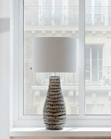 Bartha bordslampa 74 cm - Brun-beige - By Rydéns