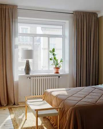 Bartha bordslampa 74 cm - Brun-beige - By Rydéns