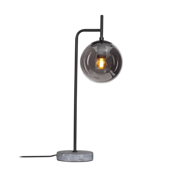 Läs mer om By Rydéns Boyle bordslampa 60 cm Rökgrå