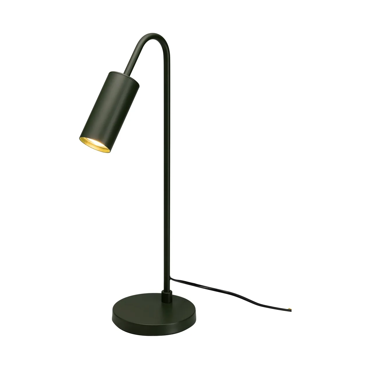 Curve bordslampa 51 cm, Matt grön By Rydéns