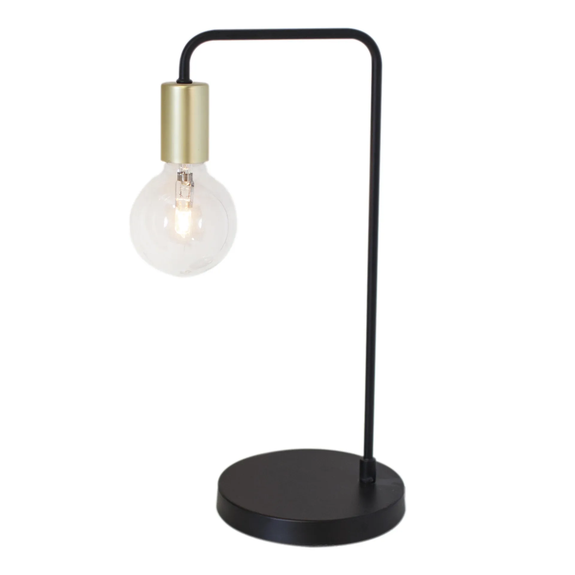 Fondi bordslampa, svart-mässing By Rydéns
