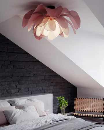 Lou Lou plafond Ø80 cm - Rosa - By Rydéns
