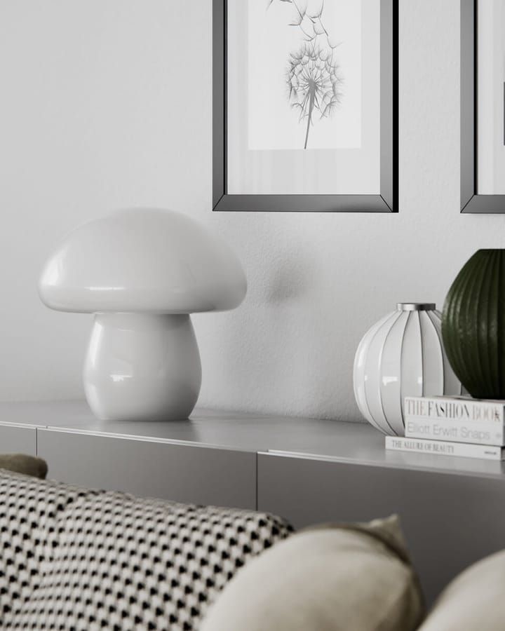 Mira Mushroom bordslampa 30 cm, Vit By Rydéns
