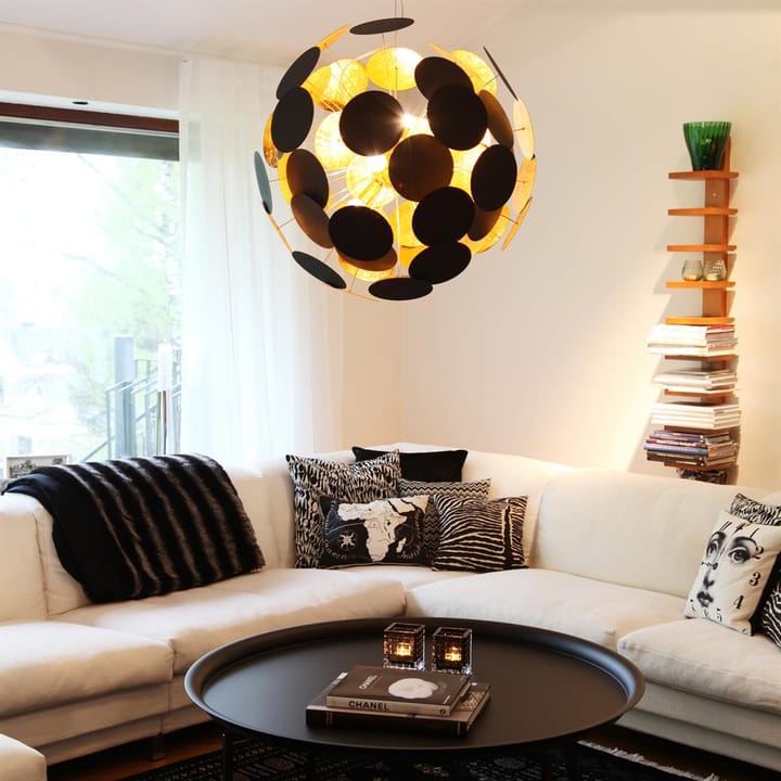 Planet taklampa 66 cm, svart-guld By Rydéns