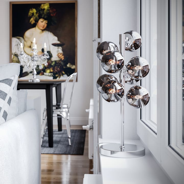 Splendor bordslampa, Krom-rökgrå By Rydéns