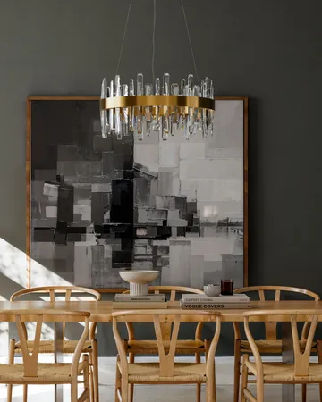 Triumph taklampa Ø60 cm - Mässing-klar - By Rydéns