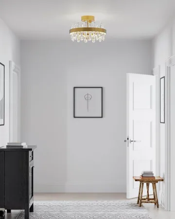 Triumph taklampa - Mässing-klar, Ø50 cm - By Rydéns