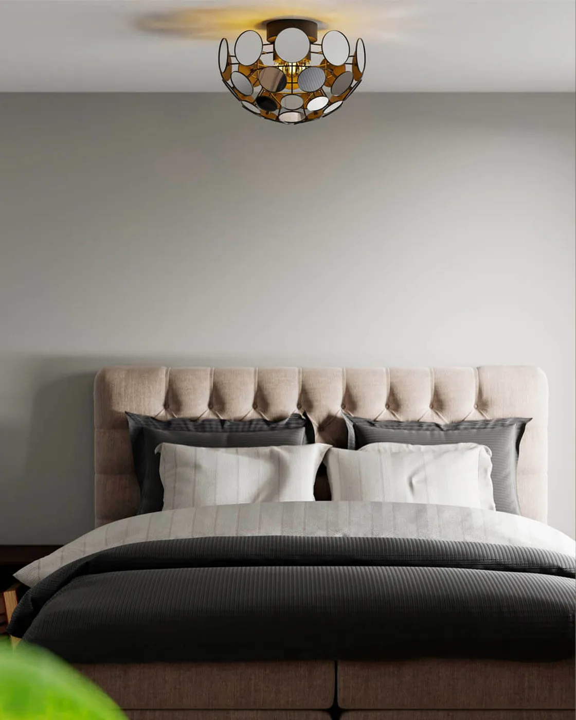 Vanita plafond Ø50 cm, Spegel By Rydéns