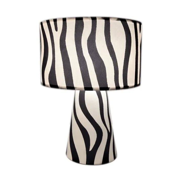 Zany Zebra bordslampa - Svart-vit, 43 cm - By Rydéns
