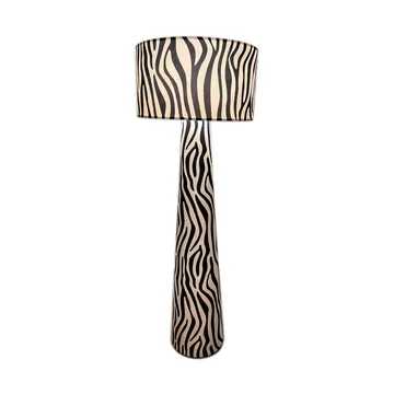 Zany Zebra golvlampa - Svart-vit, 144 cm - By Rydéns