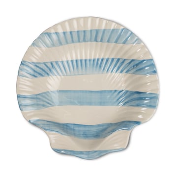 Byon Armona stripe tallrik 23,5×23,5 cm Ljusblå-vit