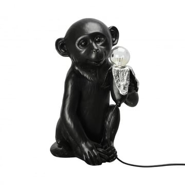 Byon Banana Monkey bordslampa Svart