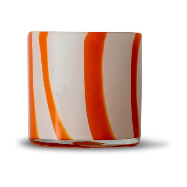 Calore ljuslykta XS Ø10 cm, Orange-white Byon