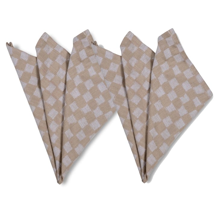 Checki tygservett 2-pack - Beige - Byon