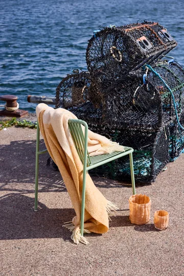 Franca pläd 130x170 cm - Persika - Byon