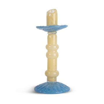 Byon Lara ljusstake M 26 cm Ljusbeige-ljusblå