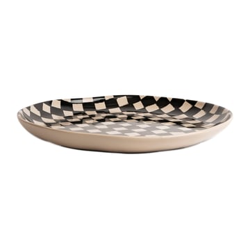 Läs mer om Byon Lexi uppläggningsfat Ø37 cm Svart-beige