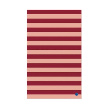 Byon Leya stripe duk 150×250 cm Röd-rosa