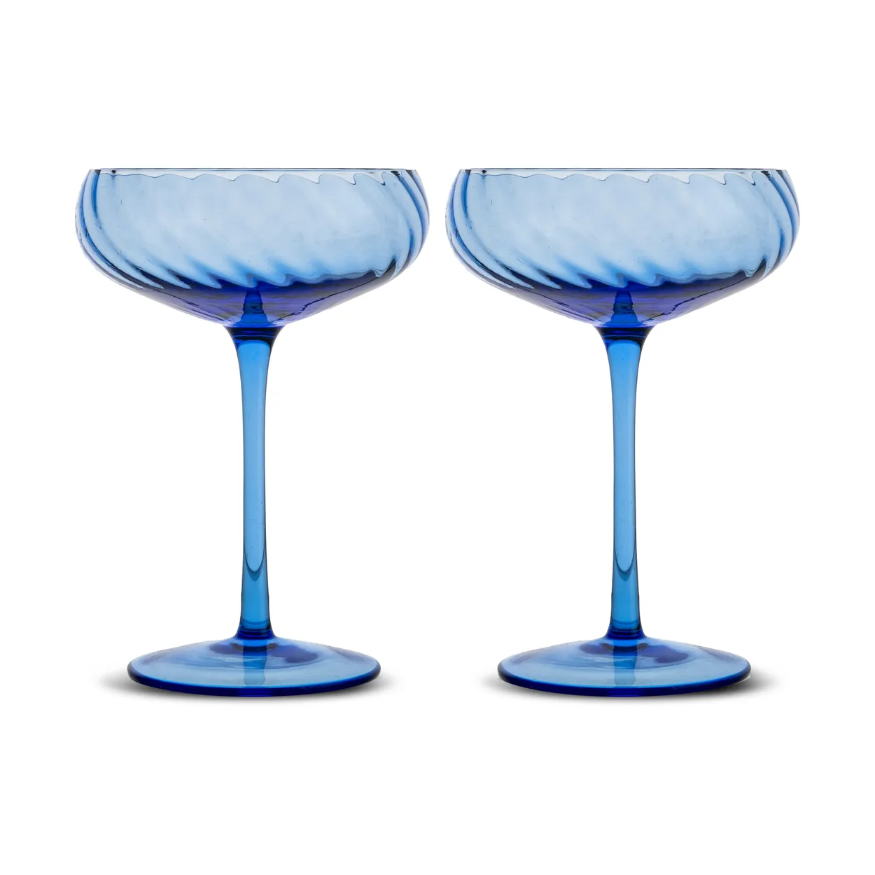 Byon Opacity champagnekupa 30 cl 2-pack Blå