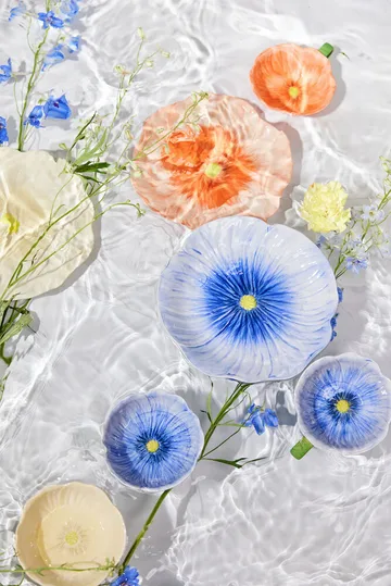 Poppy skål - Blå, Ø11 cm - Byon