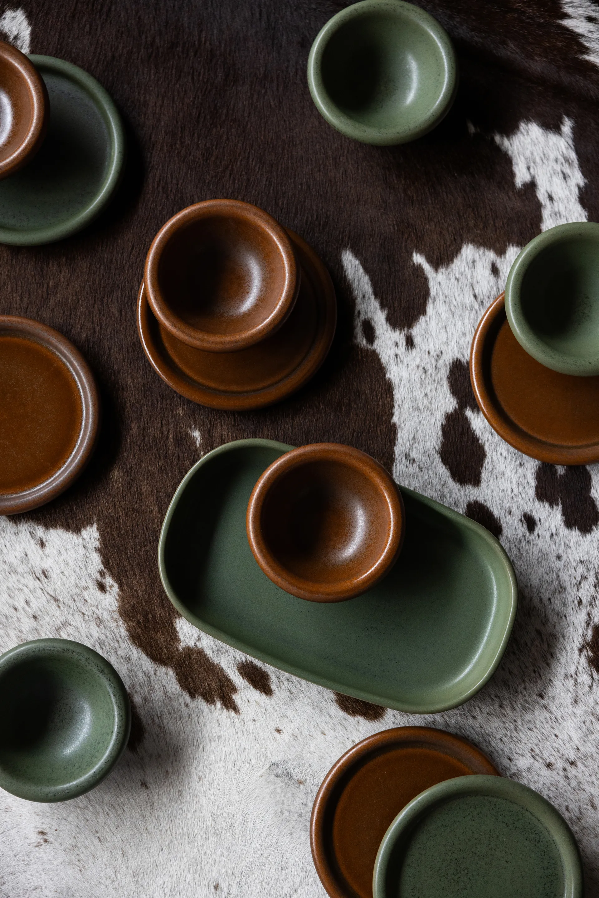 Porto assiett liten Ø17 cm, Grön Byon