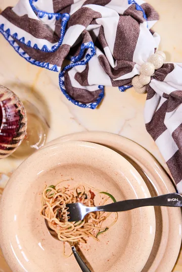 Porto servettring 4-pack - Beige - Byon