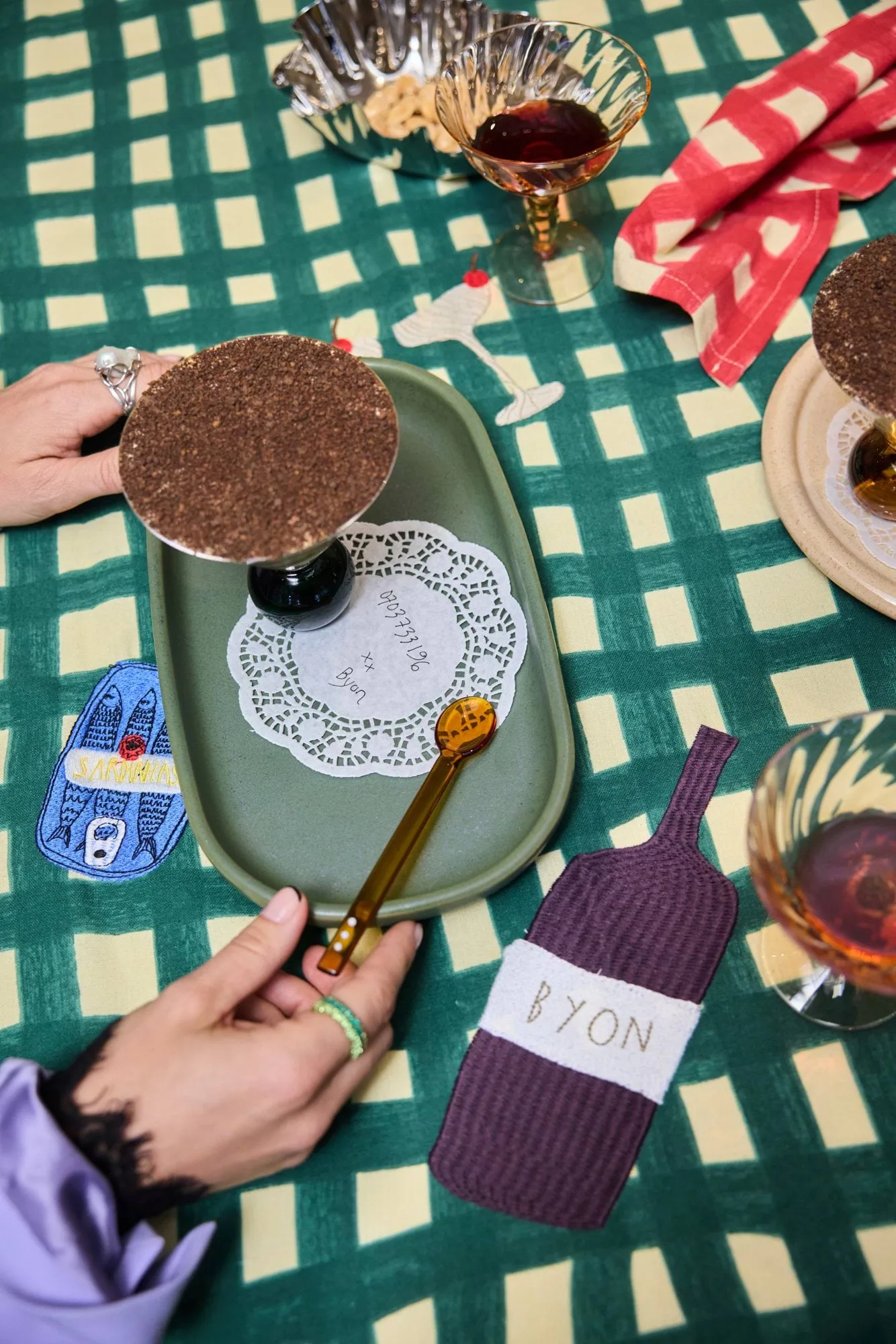Sera duk, Grön, 150x280 cm Byon