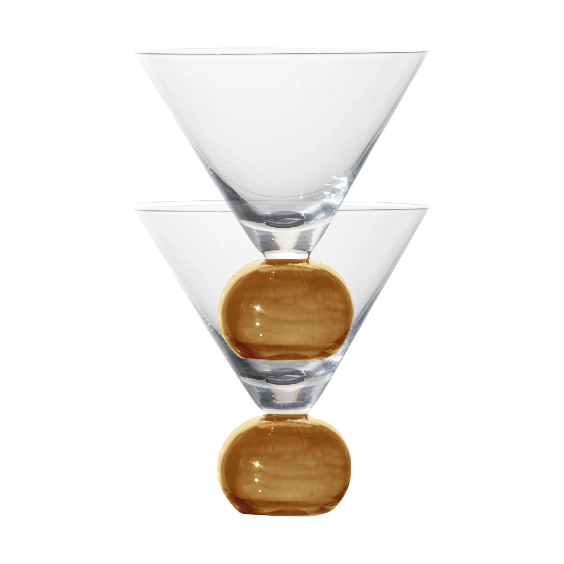 Spice glas 24 cl 2-pack, Klar-amber Byon