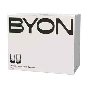 Swan dricksglas 2-pack - Klar - Byon