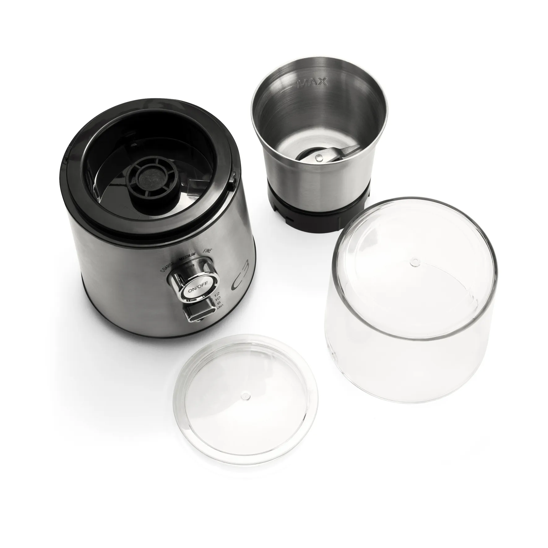 Design Kaffekvarn CG700 85g, Borstat Rostfritt stål C3