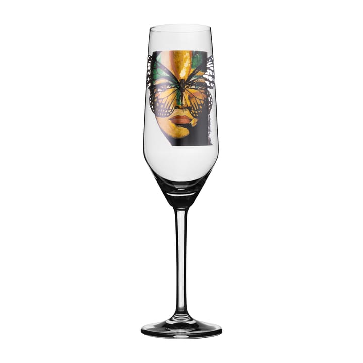 Golden Butterfly champagneglas 30 cl, Clear Carolina Gynning