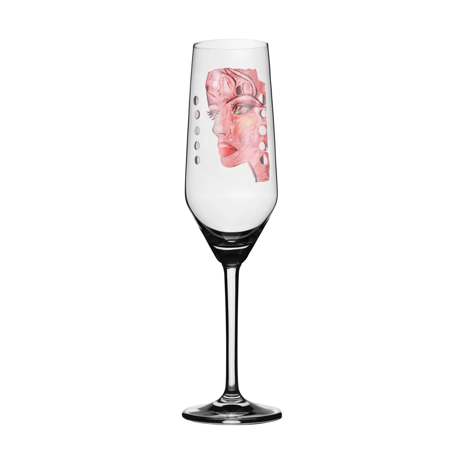 Moonlight Queen champagneglas 30 cl, Pink Carolina Gynning