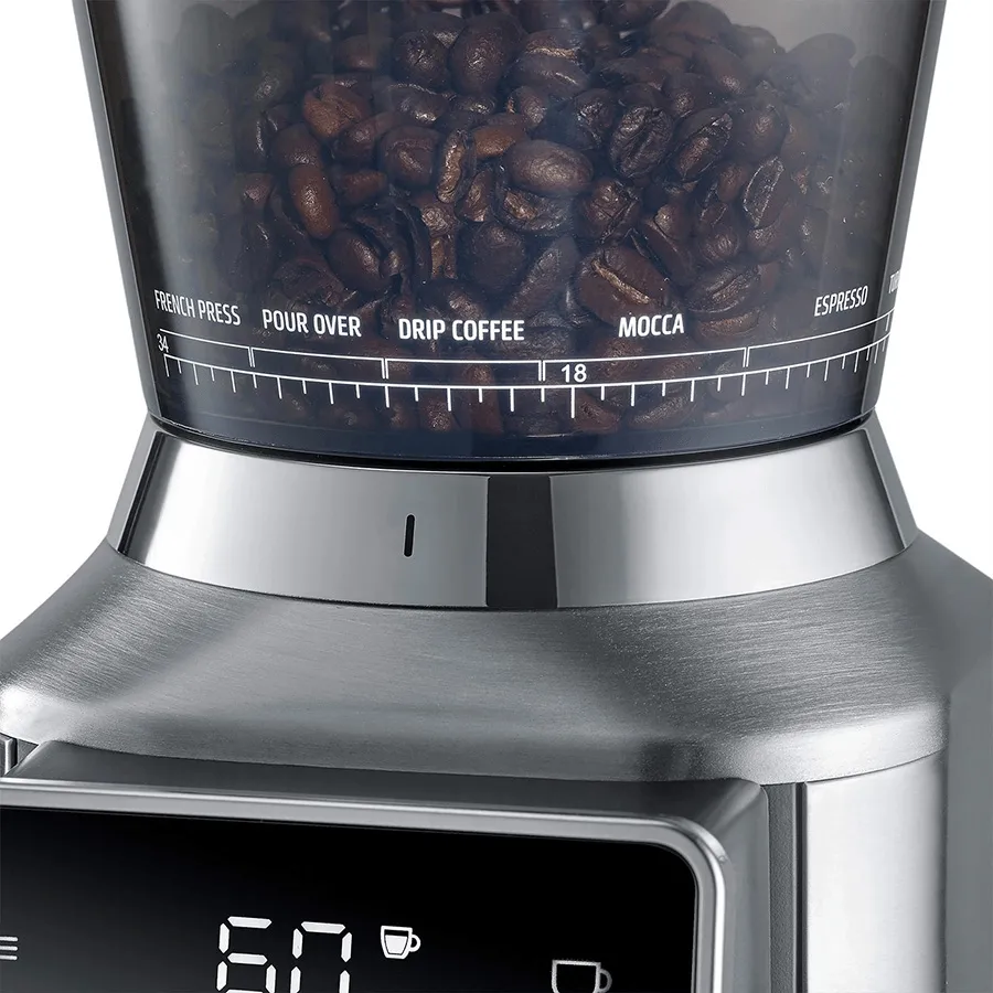 Caso Barista Chef Pro kaffekvarn, Svart Caso