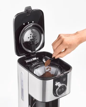 Caso Design Selection C kaffebryggare - Stål-svart, 12 koppar - Caso