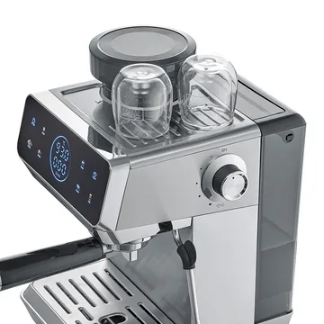 Caso Gourmet espressomaskin med kvarn - Stål - Caso
