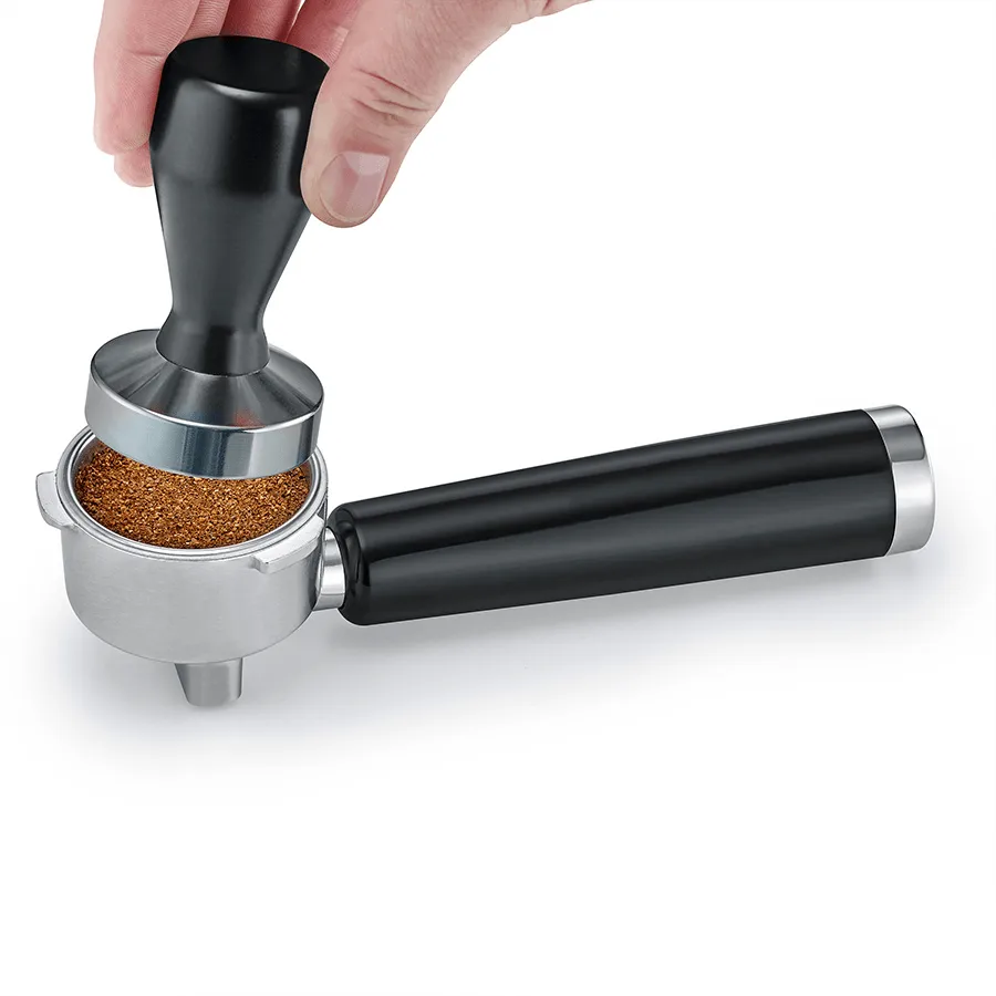Caso Gourmet espressomaskin med kvarn, Stål Caso