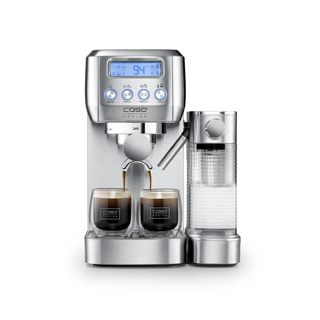 Caso Gourmet Latte espressomaskin, Silver Caso